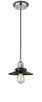 Innovations - 201CBP-PNBK-M6-BK - One Light Mini Pendant - Franklin Restoration - Polished Nickel