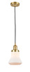 Innovations - 201C-SG-G191 - One Light Mini Pendant - Franklin Restoration - Satin Gold