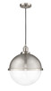 Innovations - 201C-SN-HFS-122-SN - One Light Pendant - Franklin Restoration - Brushed Satin Nickel