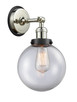 Innovations - 203PN-BPBK-HRBK-G202-8 - One Light Wall Sconce - Franklin Restoration - Polished Nickel