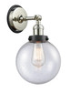 Innovations - 203PN-BPBK-HRBK-G204-8 - One Light Wall Sconce - Franklin Restoration - Polished Nickel