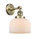 manufacturer_finish:Antique Copper|manufacturer_glass:Matte White|light_output:220.00lm|color_temperature:2200K|cri:99