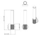 Solange LED Wall Sconce (1021-1S-MB-LED)