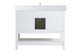 Theo Bathroom Vanity Set in White (173-VF16442WH-BS)