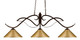 Z-Lite - 126BRZ-MSG - Three Light Billiard - Phoenix - Bronze