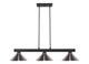 Z-Lite - 152MB-MBN - Three Light Billiard - Cobalt - Matte Black