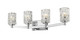 Aubrey Four Light Vanity (1931-4V-CH)