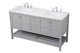Theo Single Bathroom Vanity (VF16460DGR)