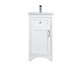 Elegant Lighting - VF17018WH - Single Bathroom Vanity - moore - White