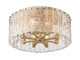 Glacier Eight Light Flush Mount (1943F20-MGLD)
