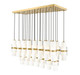 Z-Lite - 1946P-23L-MGLD - 23 Light Linear Chandelier - Cayden - Modern Gold