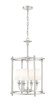Z-Lite - 1950-4C-BN - Four Light Chandelier - Katerina - Brushed Nickel
