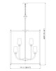 Katerina Nine Light Chandelier (1950-9C-RB)