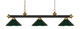 Z-Lite - 200-3BRZ+SG-MDG - Three Light Billiard - Riviera - Bronze + Satin Gold