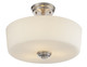 Z-Lite - 226SF - Three Light Semi Flush Mount - Lamina - Brushed Nickel