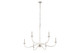 Arrington Six Light Chandelier (2301-42PN)