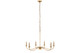 Arrington Six Light Chandelier (2301-42RB)