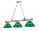 Z-Lite - 2306-3BN-ARG - Three Light Billiard - Cordon - Brushed Nickel
