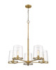 Z-Lite - 3032-5RB - Five Light Chandelier - Callista - Rubbed Brass