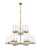 Z-Lite - 3032-9RB - Nine Light Chandelier - Callista - Rubbed Brass