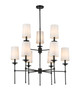Z-Lite - 3033-9MB - Nine Light Chandelier - Emily - Matte Black