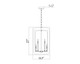 Easton Eight Light Chandelier (3038-8RB)