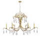 Z-Lite - 3039-59GG - Six Light Chandelier - Amara - Gilded Gold