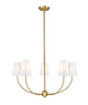 Z-Lite - 3040-32RB - Five Light Chandelier - Shannon - Rubbed Brass