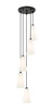Z-Lite - 3043P6-5R-MB - Five Light Chandelier - Farrell - Matte Black