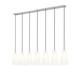 Z-Lite - 3043P6-7L-BN - Seven Light Linear Chandelier - Farrell - Brushed Nickel