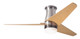 Modern Fan Co - VEL-FM-BN-48-MP-853-RC - 48Ceiling Fan - Velo Flush DC - Bright Nickel