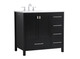 Irene Single Bathroom Vanity (VF18836BK)