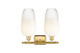 Ballston Two Light Bath Vanity (516-2W-SG-G484-7OP)