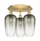 Innovations - 516-3C-BB-G484-7SL - Three Light Semi-Flush Mount - Ballston - Brushed Brass