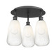 Innovations - 516-3C-BK-G480-6OP - Three Light Semi-Flush Mount - Ballston - Matte Black