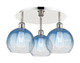 Innovations - 516-3C-PN-G483-8SB - Three Light Semi-Flush Mount - Ballston - Polished Nickel