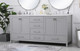 Irene Double Bathroom Vanity (VF18872DGR)