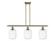 Innovations - 516-3I-AB-G460-7CL - Three Light Island Pendant - Ballston - Antique Brass