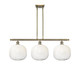 Innovations - 516-3I-AB-G481-10OP - Three Light Island Pendant - Ballston - Antique Brass