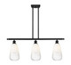Innovations - 516-3I-BK-G480-6OP - Three Light Island Pendant - Ballston - Matte Black