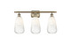 Innovations - 516-3W-AB-G480-6OP - Three Light Bath Vanity - Ballston - Antique Brass