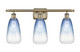 Innovations - 516-3W-AB-G480-6SB - Three Light Bath Vanity - Ballston - Antique Brass