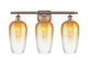 Innovations - 516-3W-AC-G484-7AM - Three Light Bath Vanity - Ballston - Antique Copper
