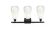 Ballston Three Light Bath Vanity (516-3W-BK-G480-6OP)
