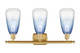 Ballston Three Light Bath Vanity (516-3W-SG-G480-6SB)