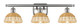 Innovations - 516-3W-SN-NBD2-75-NAT - Three Light Bath Vanity - Ballston - Brushed Satin Nickel