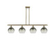 Innovations - 516-4I-AB-G483-8SL - Four Light Island Pendant - Ballston - Antique Brass