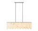 Viviana Five Light Linear Chandelier (345-40L-PN)