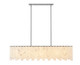 Viviana Seven Light Linear Chandelier (345-49L-PN)