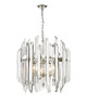Z-Lite - 4006-9PN - Six Light Chandelier - Bova - Polished Nickel